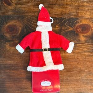 Santa Claus Wine Bottle Topper by Trim A Home